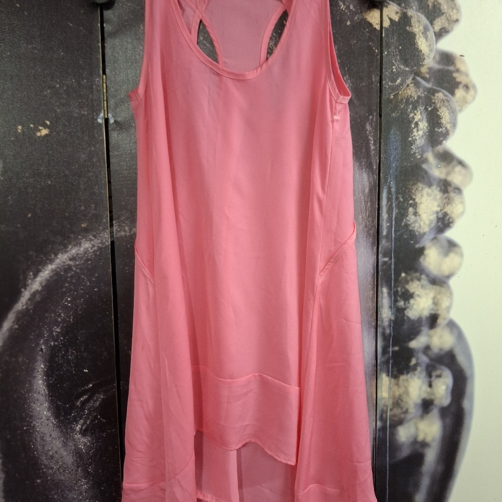 Chasensully pink sleeveless summer dress, Size Small,